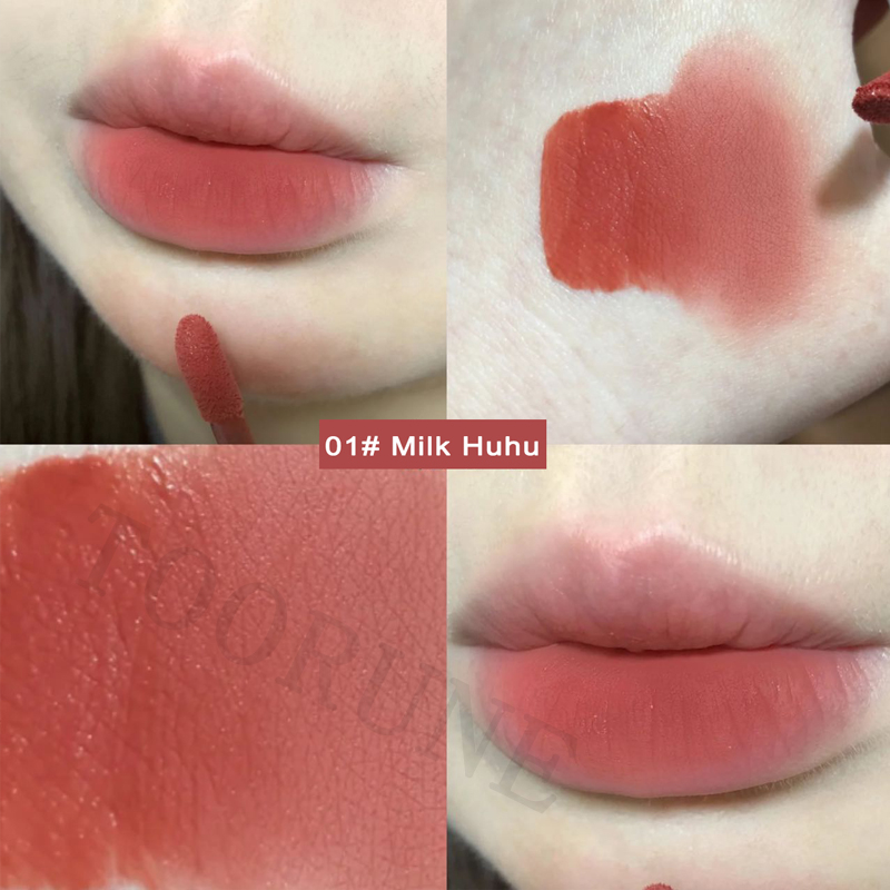 Son môi ArtValue màu nude khói không phai móc khóa gấu son bóng son lì bền màu nhung