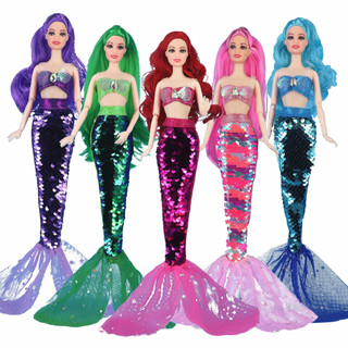 Gamma Baby-30cm Doll Clothes and Accessories for 30cm Girl Doll Clothes Mermaid Tail Dresses（Doll + clothes）