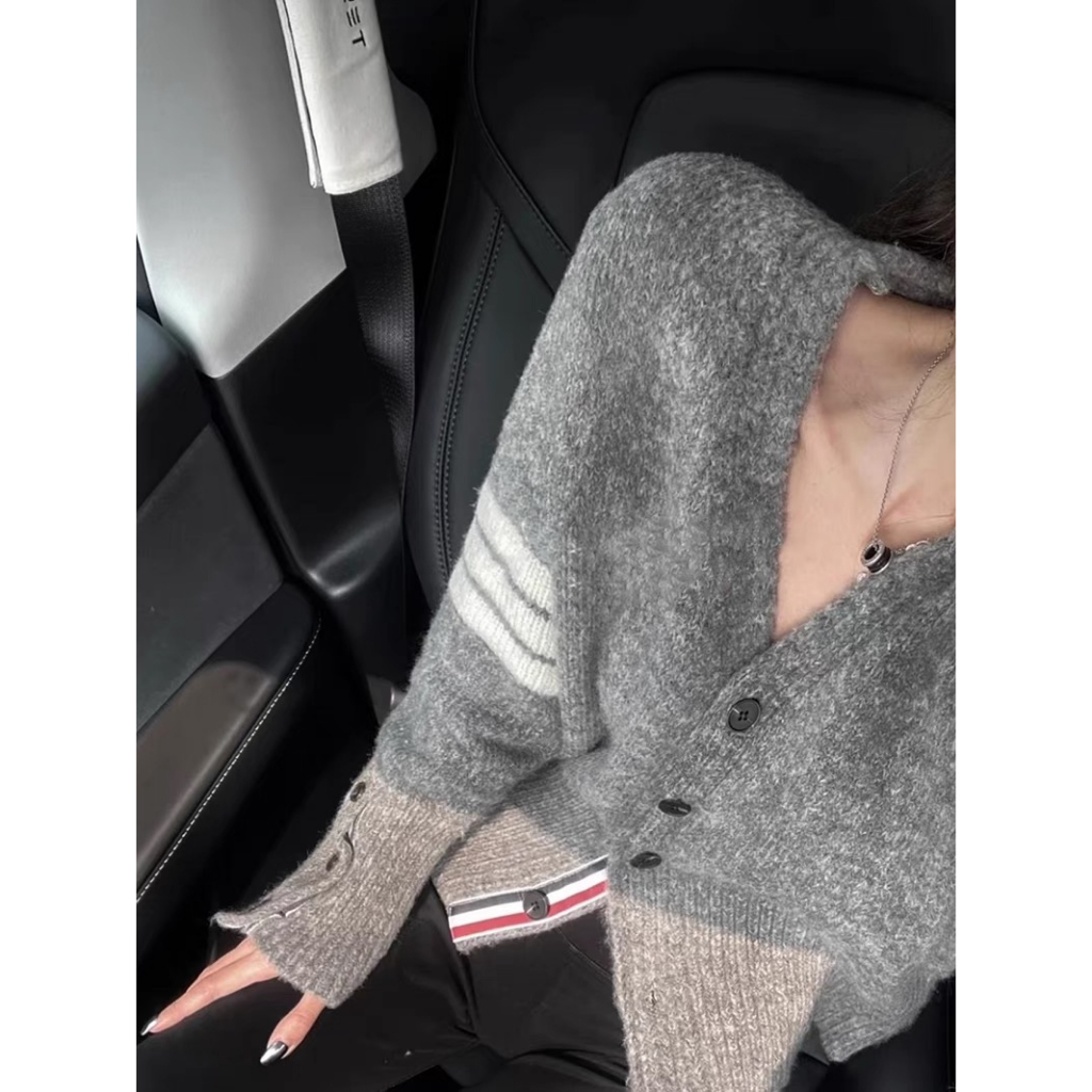 Áo Khoác cardigan Dệt Kim Phong Cách retro Thời Trang Thu Đông Mới 2023 Dành Cho Nữ