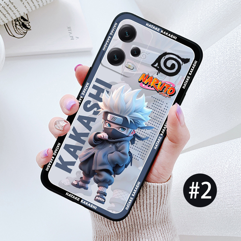Ốp Điện Thoại Dẻo Họa Tiết Hoạt Hình naruto kakashi sasuke Cho redmi note 11 11s 9t 9c 10a 9a 9 9s pro + 4g 5g