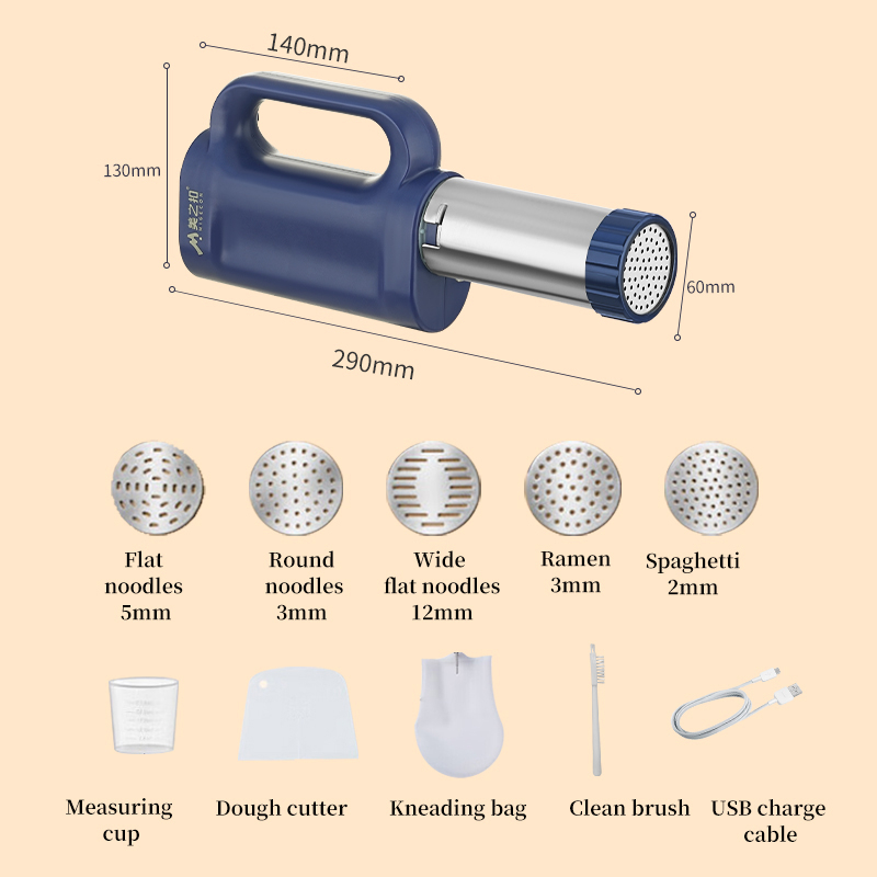 Máy Làm Mì Ramen Bằng Thép Không Gỉ Cầm Tay Phong Cách Nhật Bản