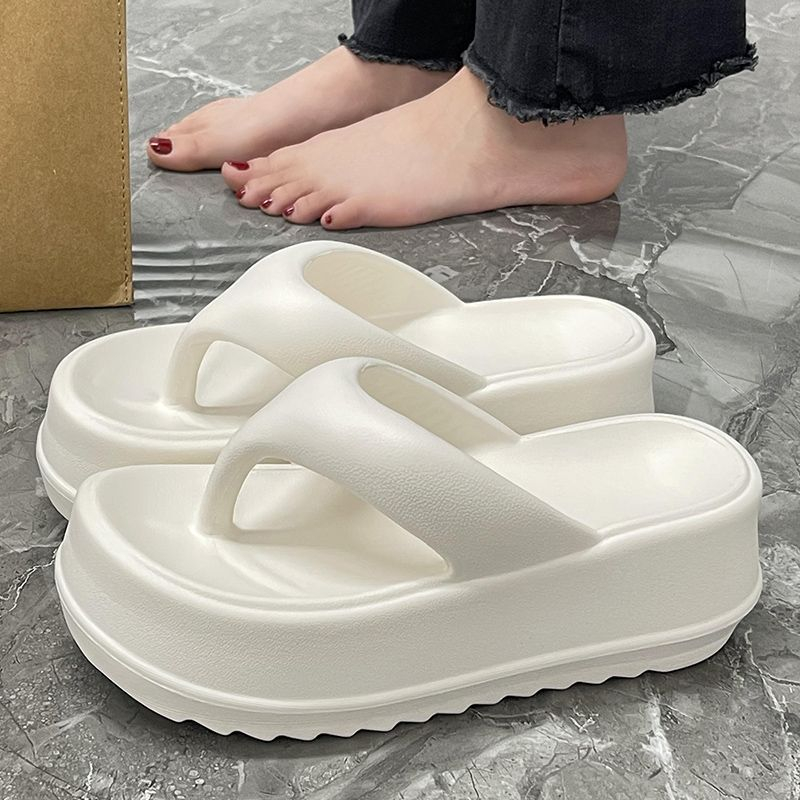 Dép bánh mì nữ chất liệu eva nhẹ dép đế cao 7cm dép xỏ ngón bánh xốp dày bubblu25.vn