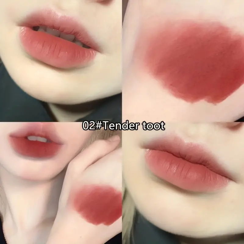 Son Môi 2 Trong 1 Chống Thấm Nước Lâu Trôi Thiết Kế Dạng Móc Khóa Hình Thỏ Dễ Thương