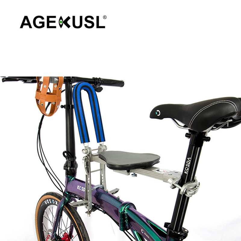 Agekusl Đệm Ngồi Trước Xe Đạp An Toàn Tháo Lắp Nhanh Cho Bé