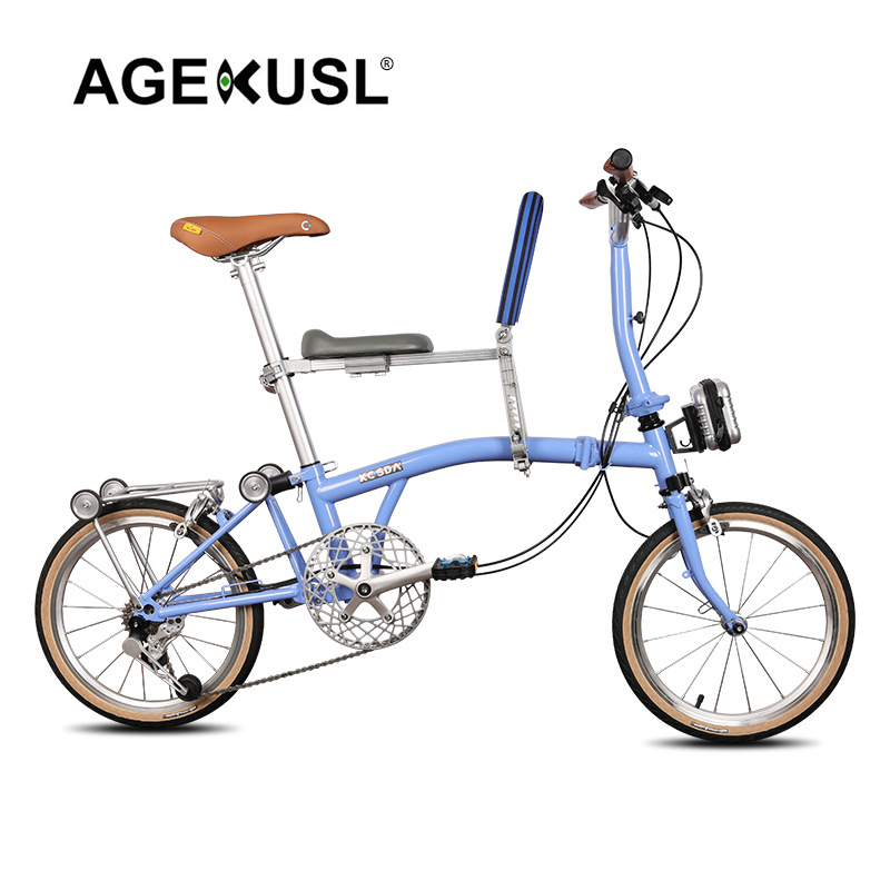 Agekusl Đệm Ngồi Trước Xe Đạp An Toàn Tháo Lắp Nhanh Cho Bé