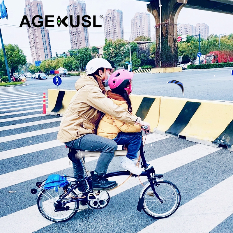 Agekusl Đệm Ngồi Trước Xe Đạp An Toàn Tháo Lắp Nhanh Cho Bé