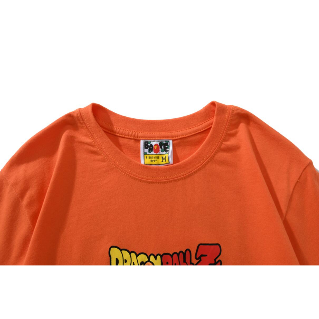 Bape Áo Thun cotton Ngắn Tay Cổ Tròn In Họa Tiết Thời Trang Cho Nam Nữ