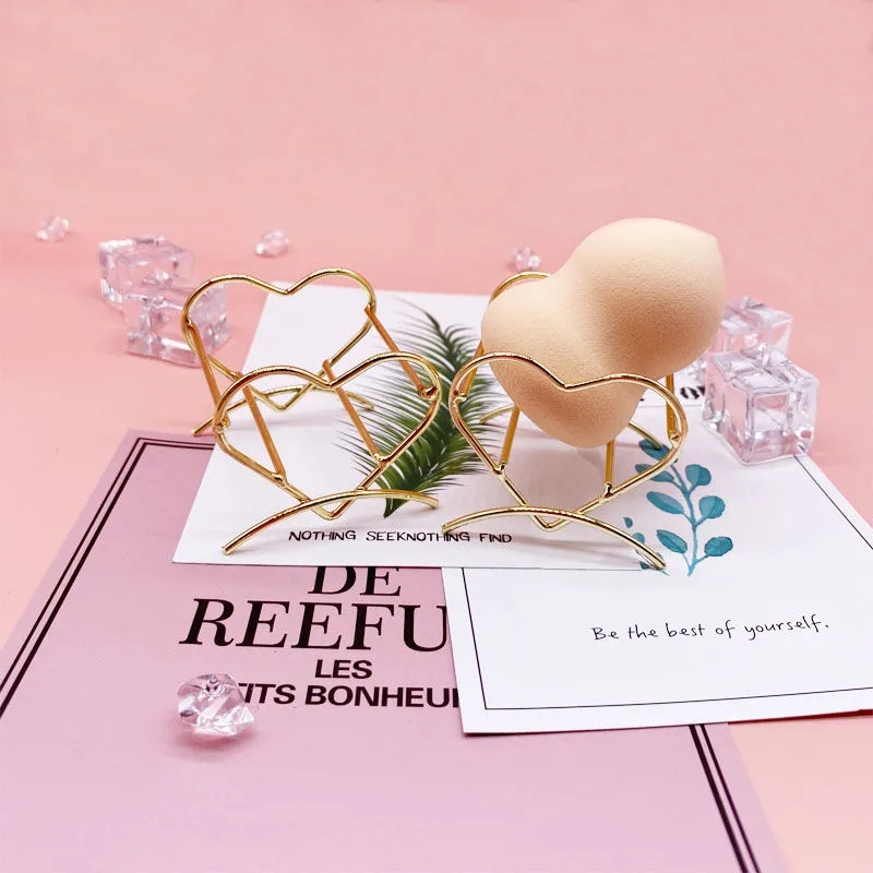 Giá Kim Loại Phơi Khô Mút Trang Điểm Hình Quả Trứng Dễ Thương