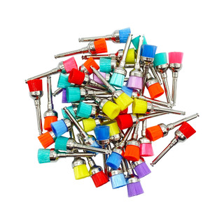 Set 100 Cọ nylon Đánh Bóng Răng Miệng Chuyên Dụng