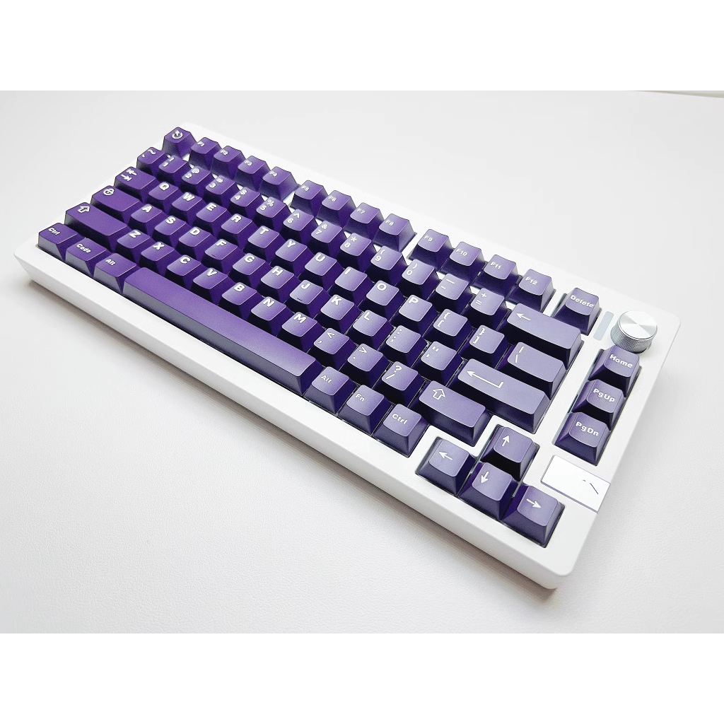 Keycaps màu tím đậm, 121 Phím Keycaps PBT Cherry Profile DYE-SUB Keycaps GMK được cá nhân hóa cho bàn phím cơ