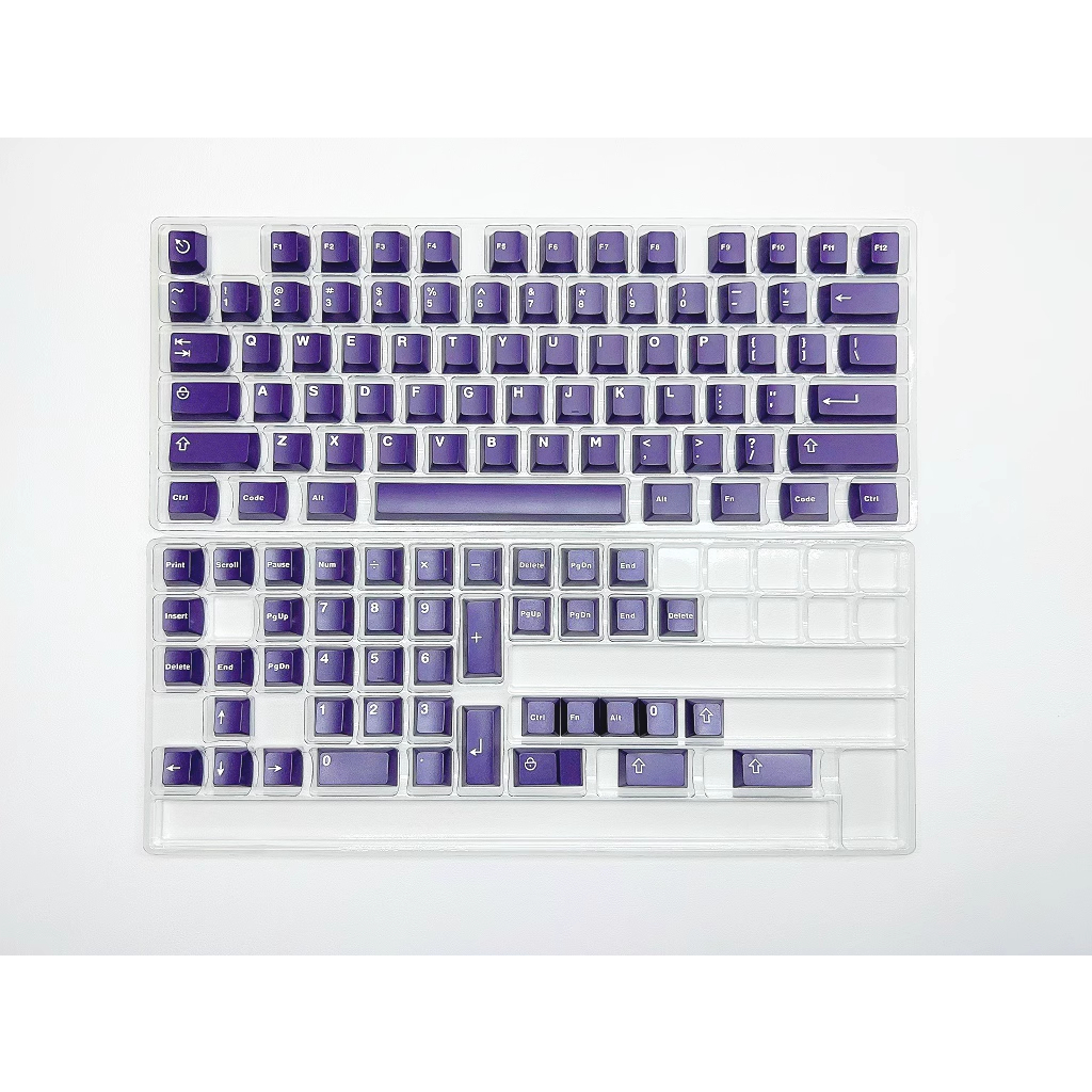 Keycaps màu tím đậm, 121 Phím Keycaps PBT Cherry Profile DYE-SUB Keycaps GMK được cá nhân hóa cho bàn phím cơ