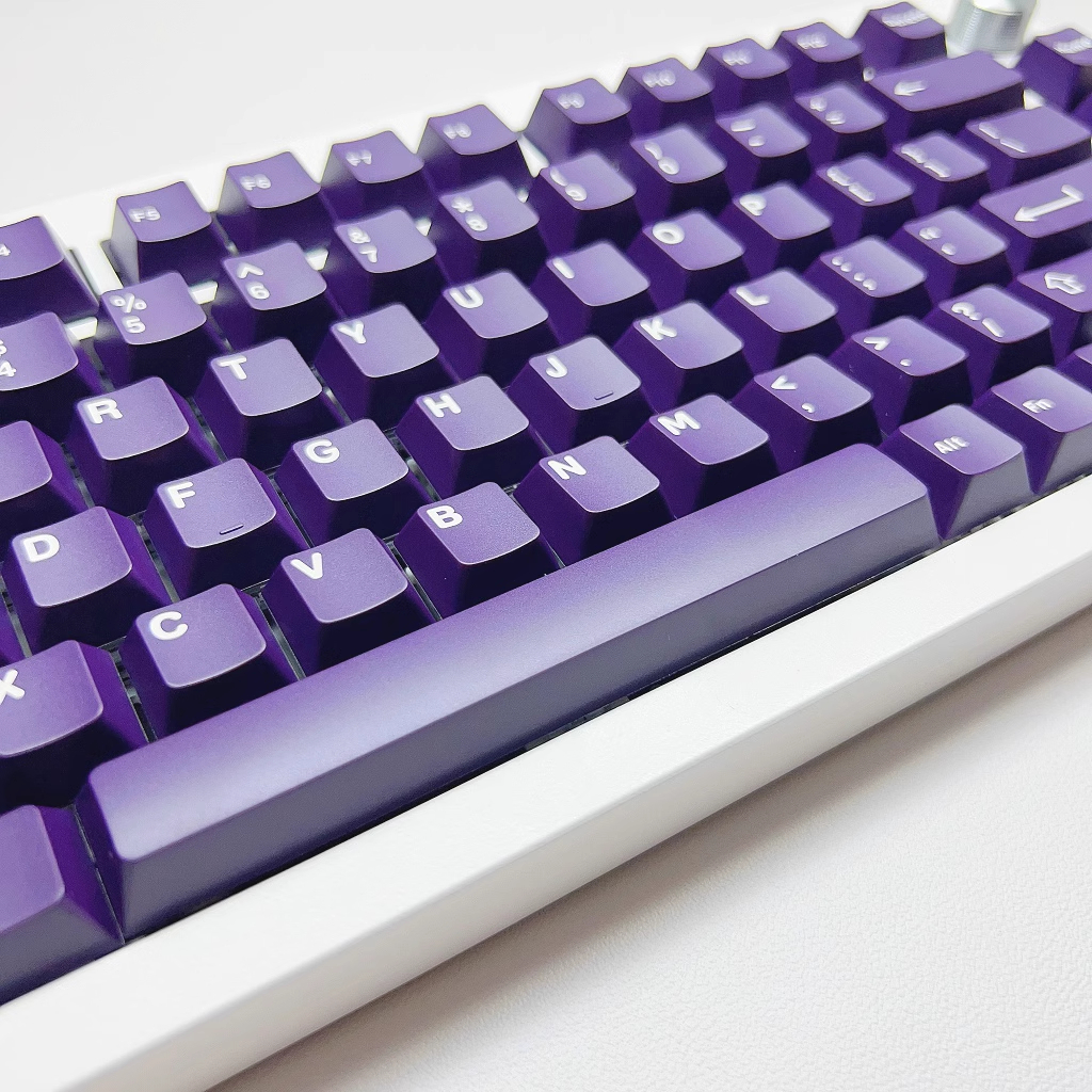 Keycaps màu tím đậm, 121 Phím Keycaps PBT Cherry Profile DYE-SUB Keycaps GMK được cá nhân hóa cho bàn phím cơ