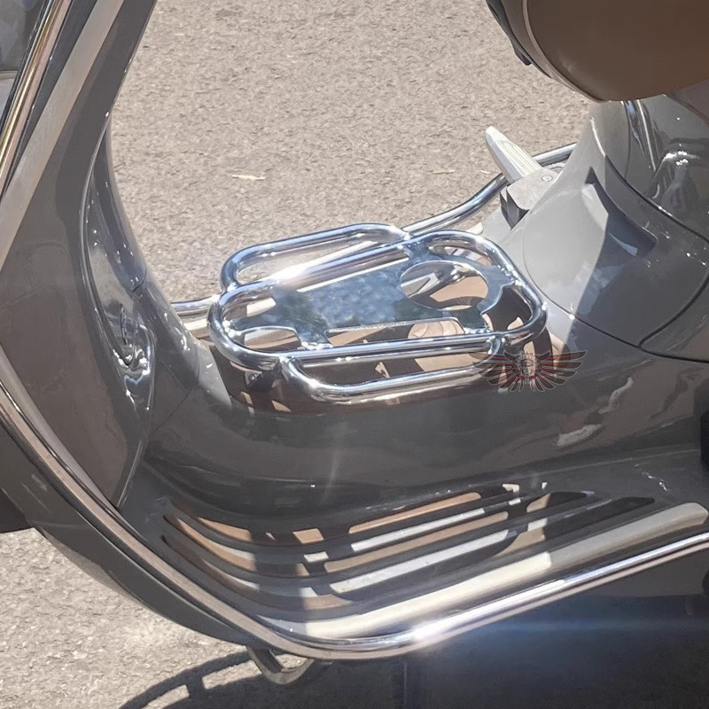 Giá Đỡ Hành Lý / Cốc Nước Trên Xe vespa spring 150 sprint 150 Bằng Thép Không Gỉ