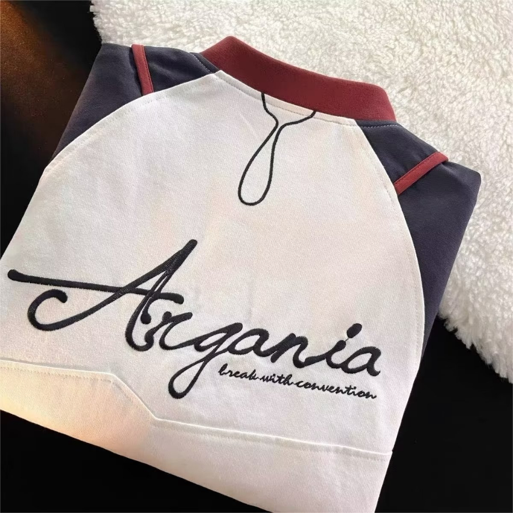 Áo Khoác Bóng Chày Nam Thêu Chữ Phối Màu Sắc Tương Phản Phong Cách Cổ Điển Thời Trang Xuân Thu 2023 Cho Nam Unisex phong cách Hàn Quốc áo Khoác Bomber Nam Cặp đôi