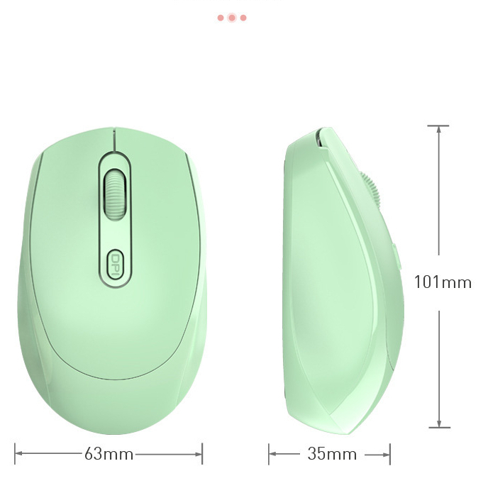 Chuột Không Dây Im Lặng Máy Tính Xách Tay Bàn Văn Phòng Gia Đình Unisex