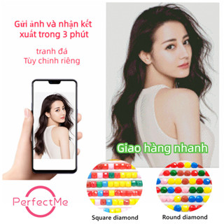 tranh đá Tùy chỉnh riêng Bộ Tranh Đính Đá Tự Làm Hình Tròn 5d Tùy Chỉnh Trang Trí Nhà Cửa Ảnh Quà tặng sinh nhật Ảnh cặp đôi Thú cưng Tác phẩm nhiếp ảnh  5251