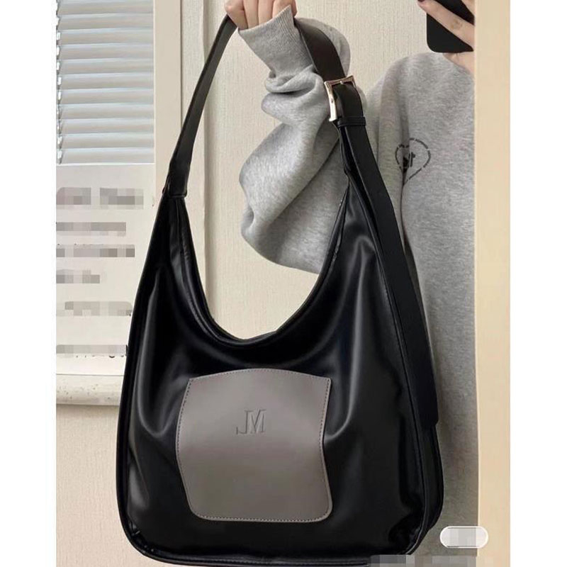 Guangluo Túi Đeo Vai Vải Oxford Màu Trơn Sức Chứa Lớn Thời Trang unisex