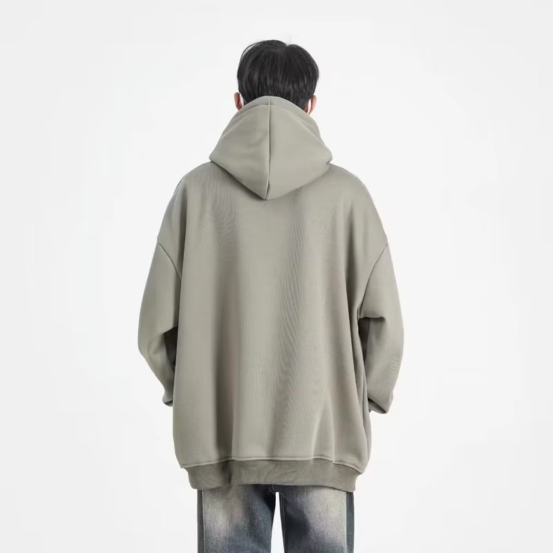 Mới Áo hoodie Dáng Rộng Phối Khóa Kéo Phong Cách hip hop Mỹ hoodie zip Thời Trang Áo Khoác Hoodie Nam Nữ