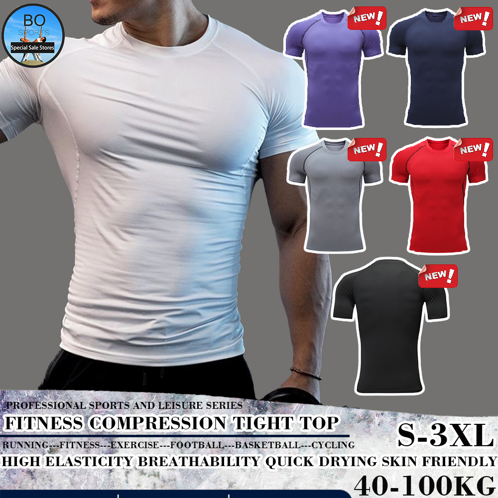 Áo Thun Thể Thao Tay Ngắn Siêu Nhẹ Nhanh Khô Thời Trang Cho Nam