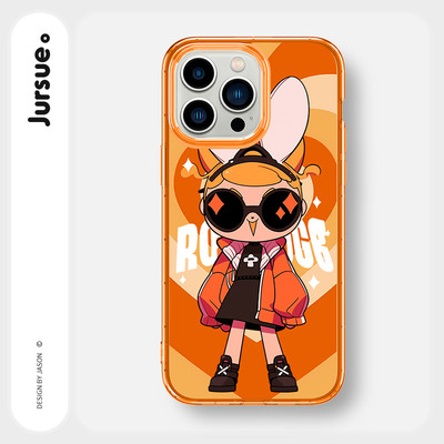 Ốp lưng JURSUE mềm chống sốc hoạt hình độc lạ Cho iPhone 16 15 14 13 12 11 PRO MAX SE 2020 X XR XS ip 8 7 PLUS kute Y4124