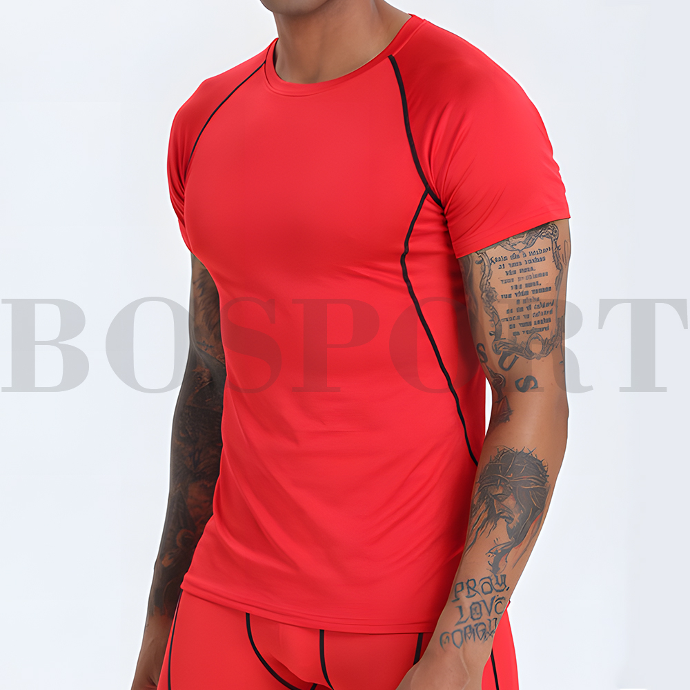 Áo Thun Thể Thao Tay Ngắn Siêu Nhẹ Nhanh Khô Thời Trang Cho Nam