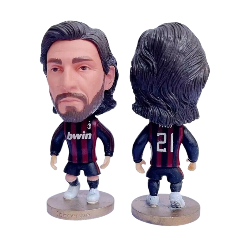 Bộ Sưu Tập Búp Bê Ngôi Sao Bóng Đá 7cm ac milan 21 # andrea Porlo