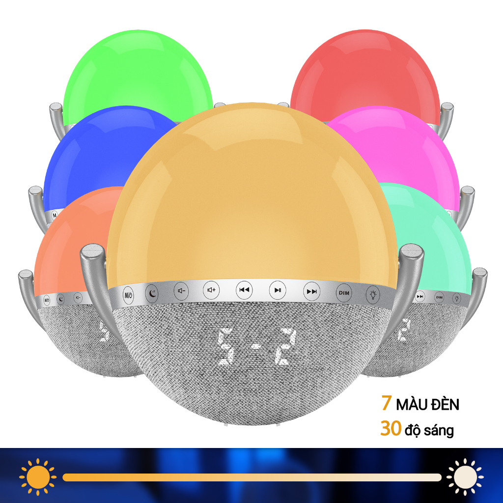 LEMEGA Loa nghe nhạc bluetooth,Không dây kết nối mini loa cầm tay đèn led