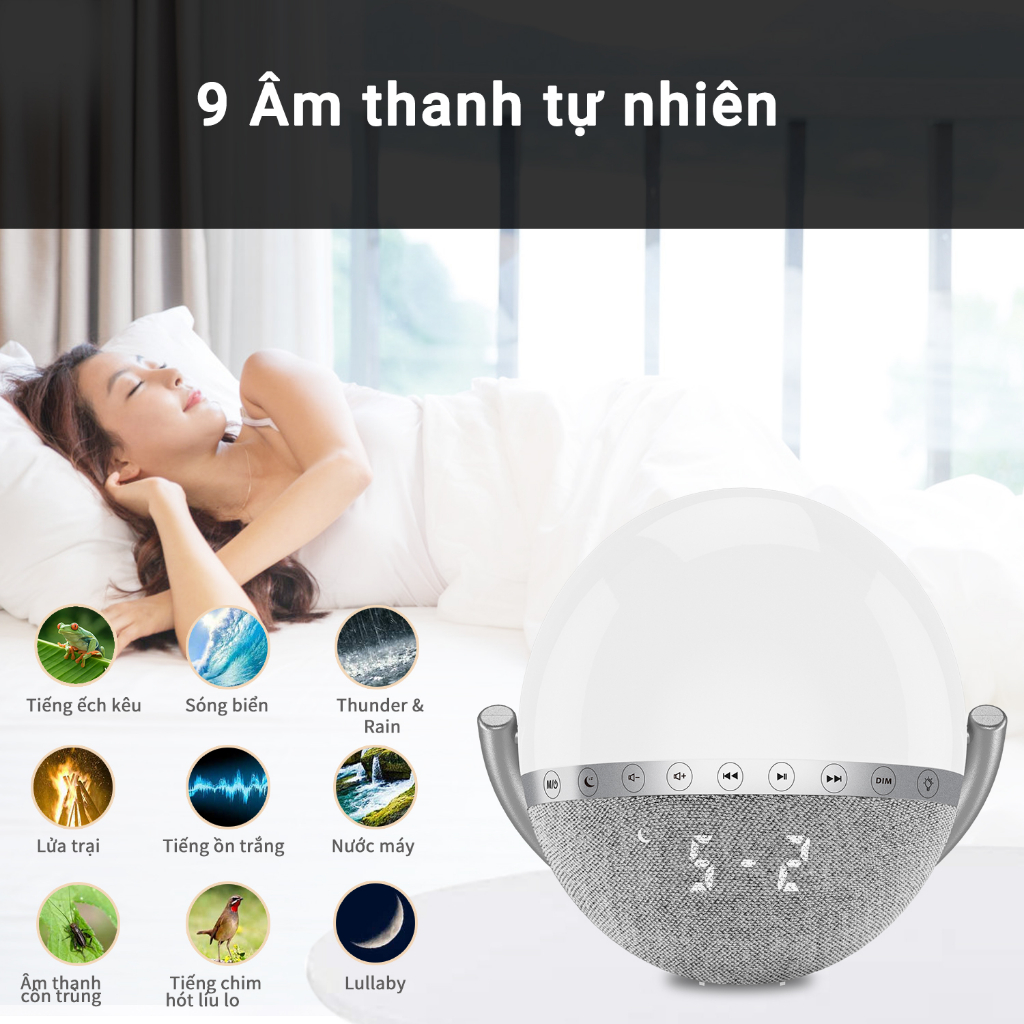 LEMEGA Loa nghe nhạc bluetooth,Không dây kết nối mini loa cầm tay đèn led