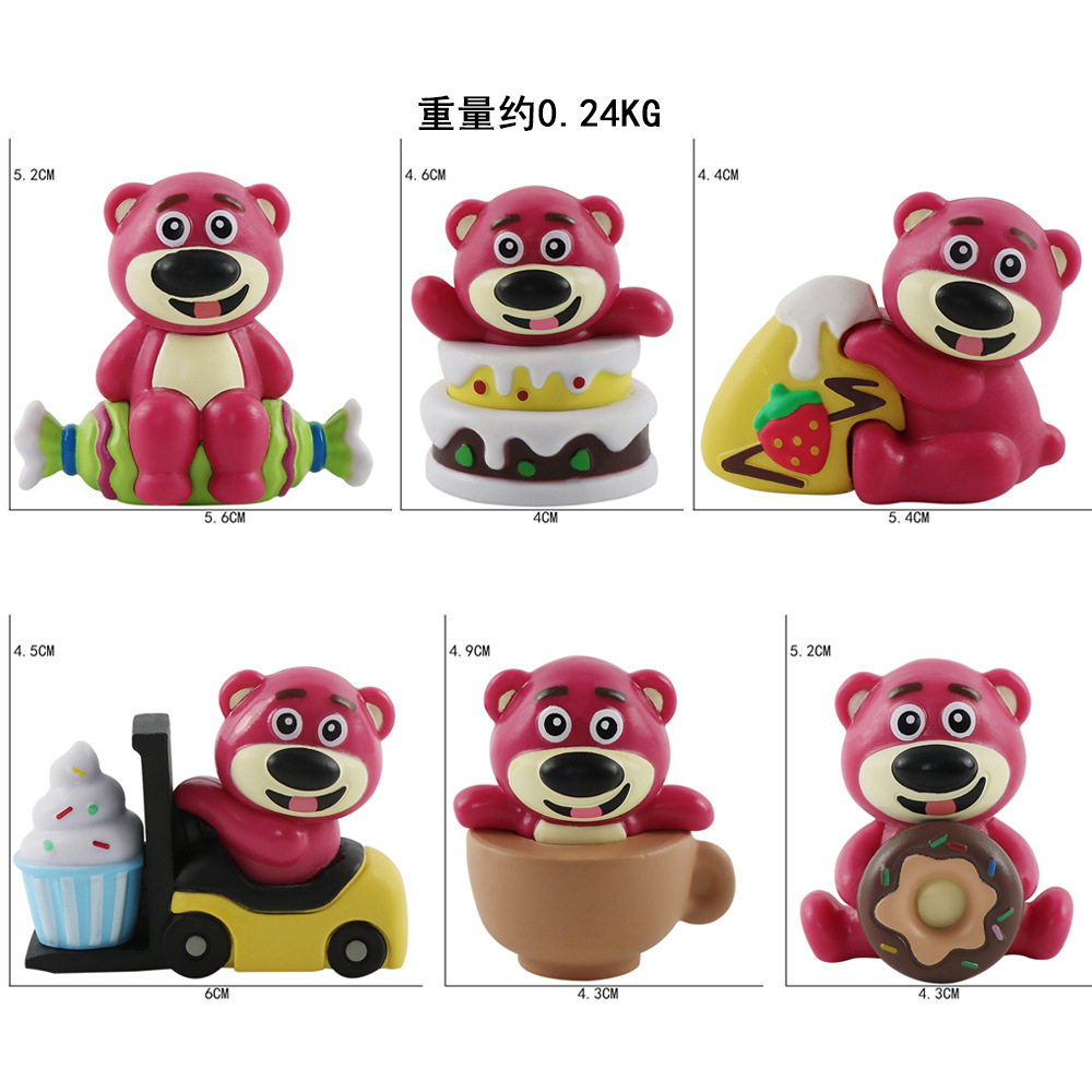 DISNEY Set 6 Mô Hình Nhân Vật Phim Hoạt Hình toy story Xinh Xắn