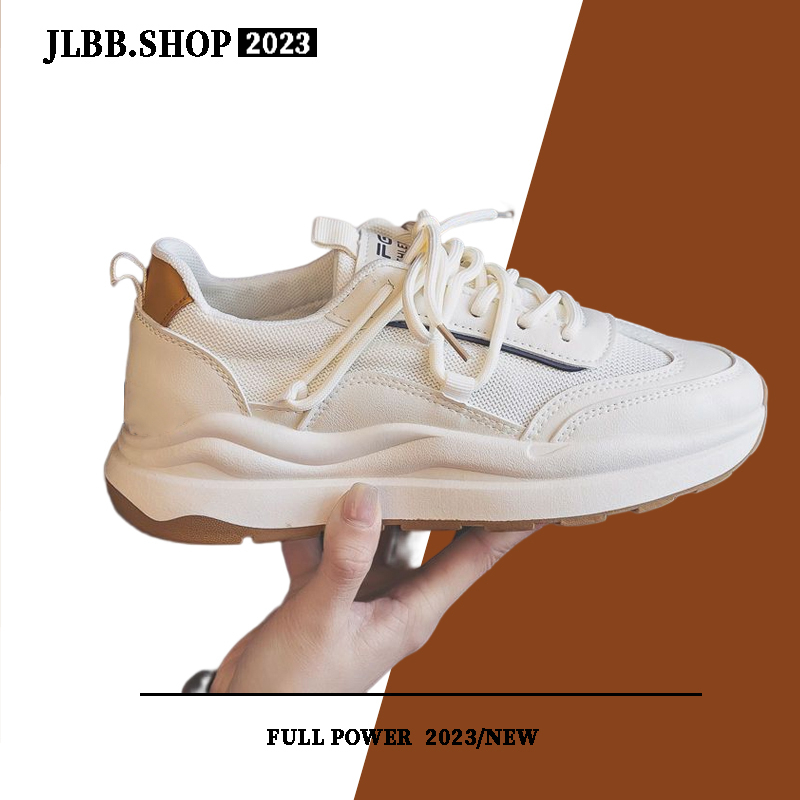 Giày thể thao nữ sneaker màu khaki ulzzang