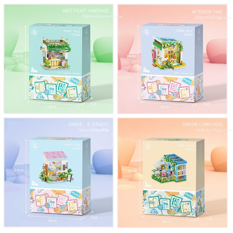 Bộ Đồ Chơi Lắp Ráp Đường Phố Thần Tiên GYLMY65