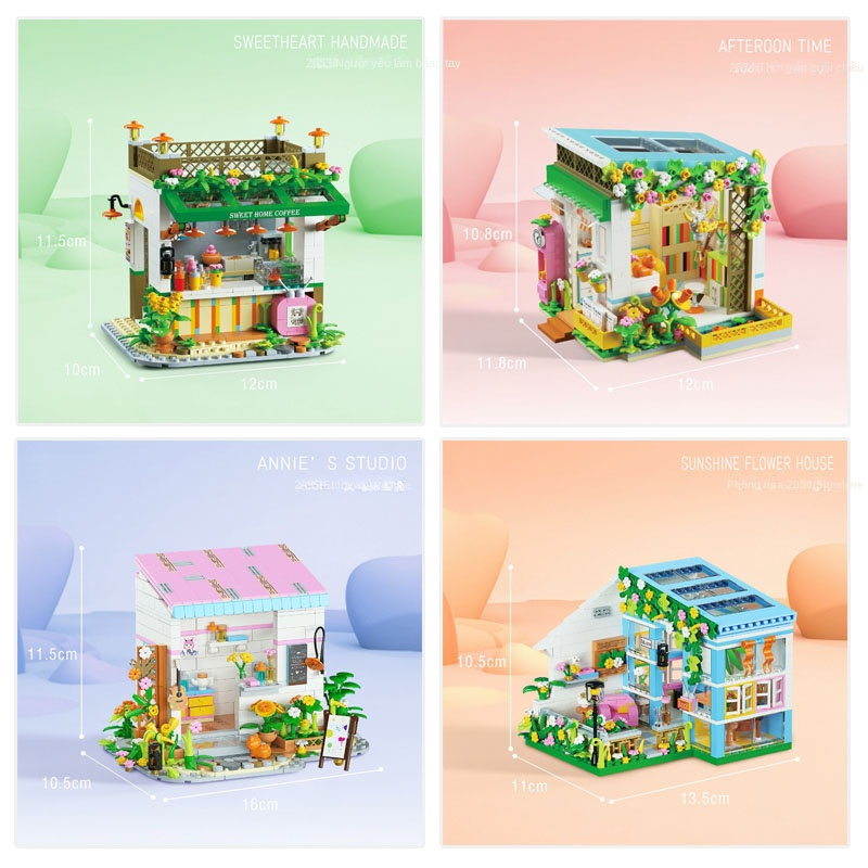 Bộ Đồ Chơi Lắp Ráp Đường Phố Thần Tiên GYLMY65