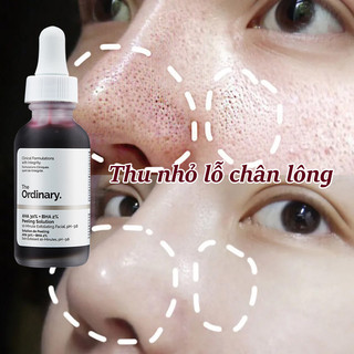 Tinh chất peel da the ordinary aha 30%+bha 2% peeling solution 30ml serum se khít lỗ chân lông dưỡng trắng da mặt