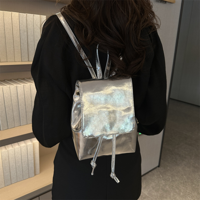 URBAN Balo cặp đi họcThời trang Tiện dụng Da Pu Trơn 2023 NEW GSJ09M 36Z230904