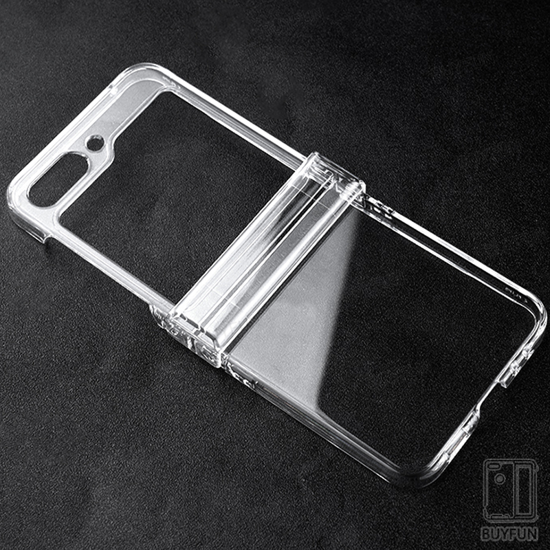 For Samsung Galaxy Z Flip 5 Z Flip5 5G Ultra Clear Phone Case Cover Hard Bumper Back Shell Hinge Cover