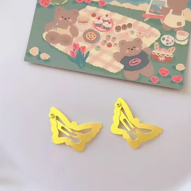 🎀 yakult 🎀Kẹp tóc hình bướm đầy màu sắc cho bé gái kẹp tóc bên hông kẹp tóc nhỏ kẹp tóc dễ thương y2k bb kẹp