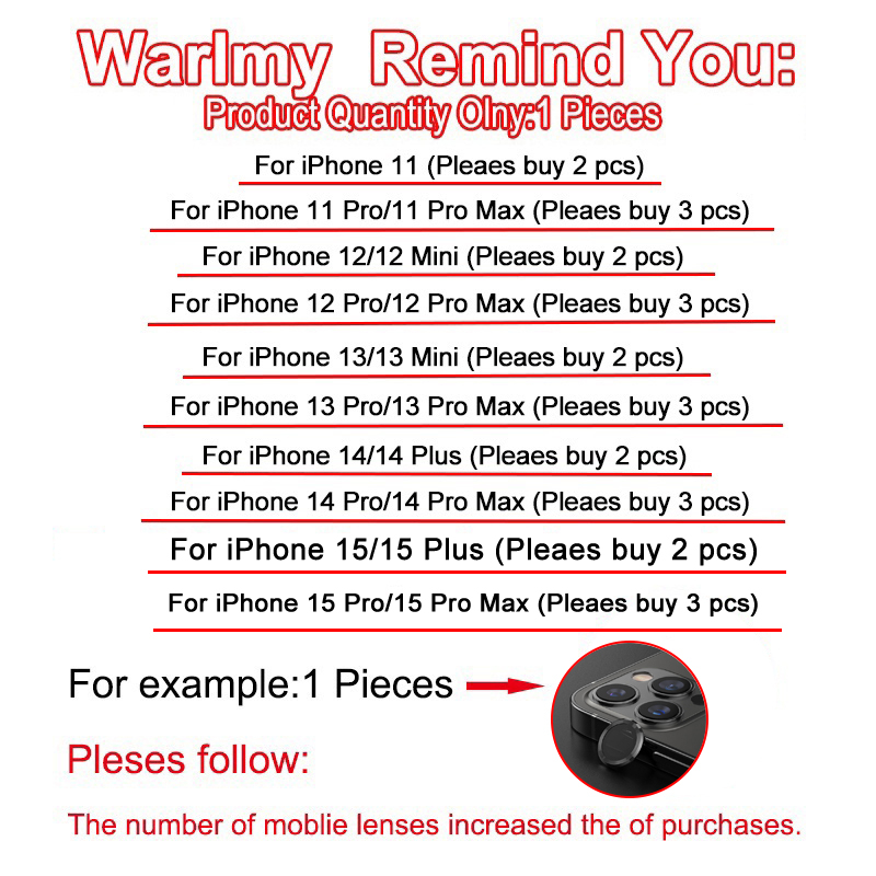 Miếng Dán Chống Trầy Bảo Vệ camera Cho IPhone 12 13 11 14 15 PRO MAX MINI