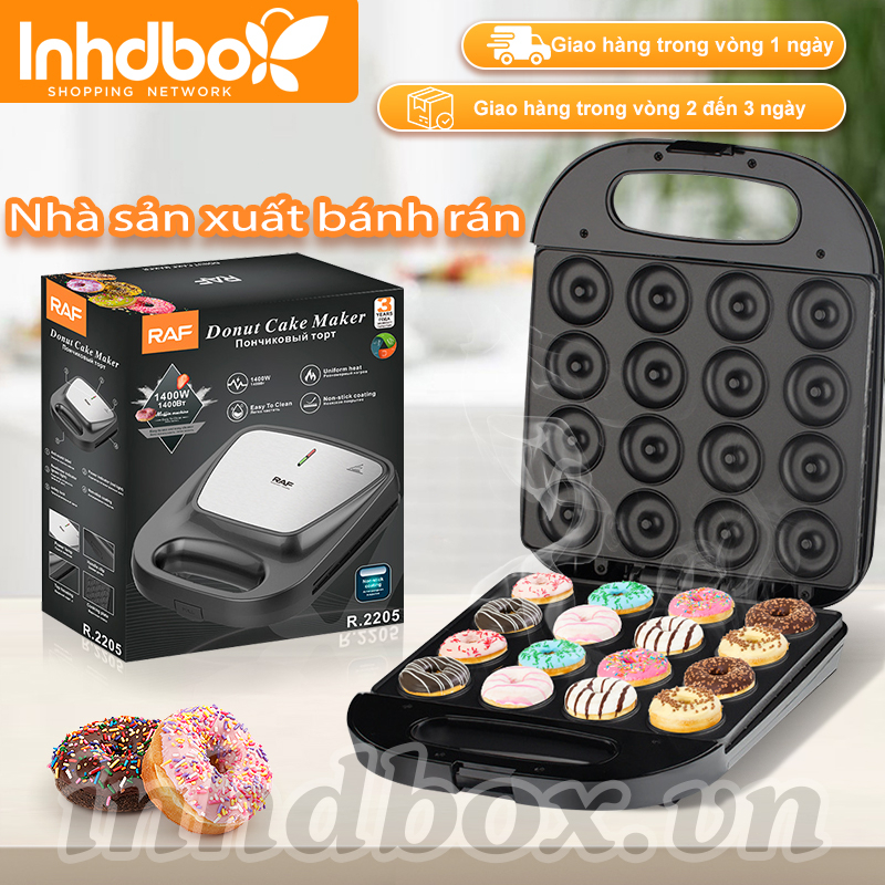 INHDBOX-16 lỗ Máy bánh rán Máy làm bánh Máy bánh quế Máy làm bánh sand