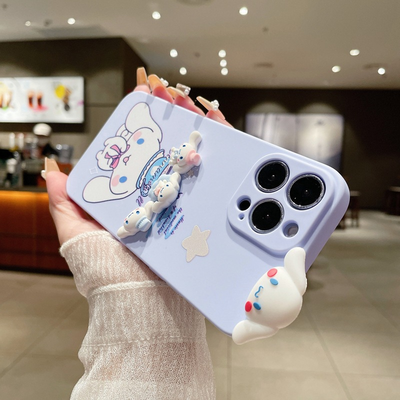 Ốp Điện Thoại Mềm Hình melody cinnamoroll Sơn Màu Cho iphone 15 14 13 12 11 pro max 6 6s 7 8 plus x xs max xr
