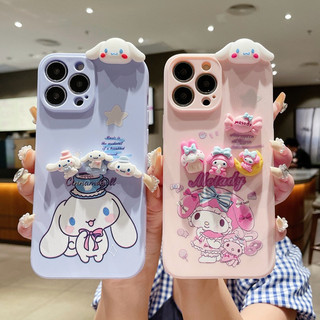 Cho iPhone 17 Air 16E 15 16 14 13 12 Mini 11 Pro Max 6 6S 7 8 Plus X XS Max XR Giai Điệu Cinnamoroll Sơn Mềm Điện Thoại
