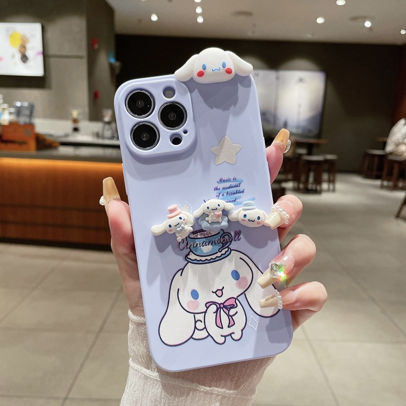 Ốp Điện Thoại Mềm Hình melody cinnamoroll Sơn Màu Cho iphone 15 14 13 12 11 pro max 6 6s 7 8 plus x xs max xr