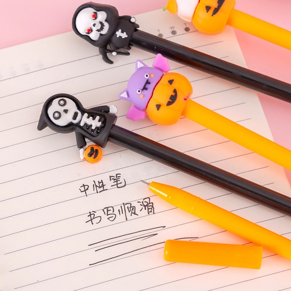 Bút Mực gel Hình Bí Ngô Ma Quái halloween
