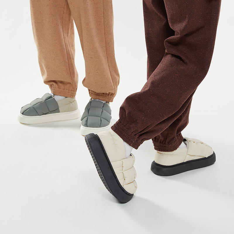 Utune Giày Lót Lông Giữ Ấm Chống Trượt Thời Trang Mùa Đông