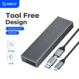  Ốp lưng SSD ORICO M2 NVMe Nhôm 10Gbps USB3.1 GEN2 Loại C M.2 SSD Free Tool Enclosure M Key Solid State Drive Case Hỗ trợ UASP  BM2C3  