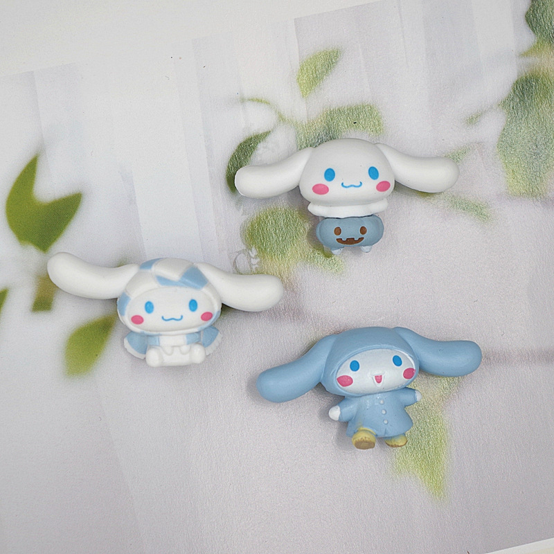 Bộ 5 Mô Hình Nhân Vật Hoạt Hình sanrio Nhật Bản 2cm Bằng pvc