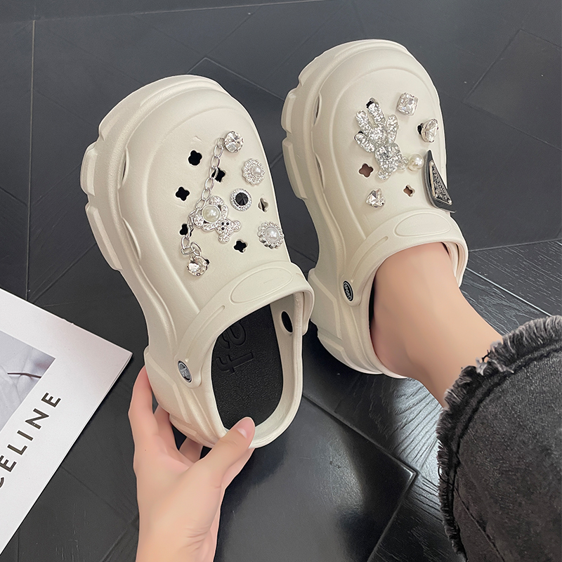 HHH  Dép CROSS 5CM dép Sandal nữ Mùa hè Đế Dày thoải mái Xinh Xắn    Beautiful Chic Stylish Trendy B98G14E 37Z230910