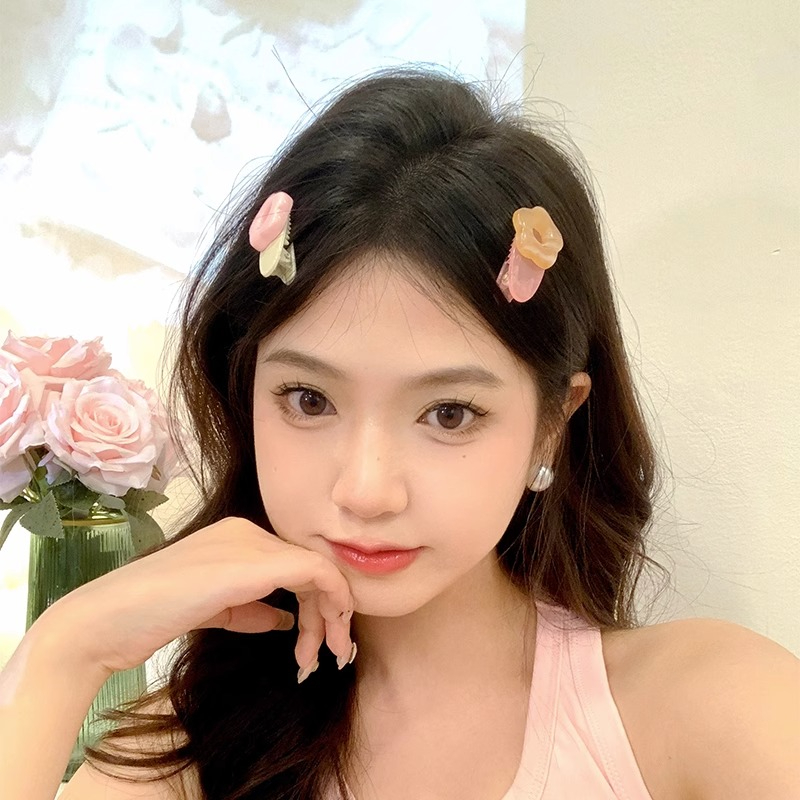 Kẹp Tóc mini Hình Hoa Thời Trang Hàn Quốc Dễ Thương y2k