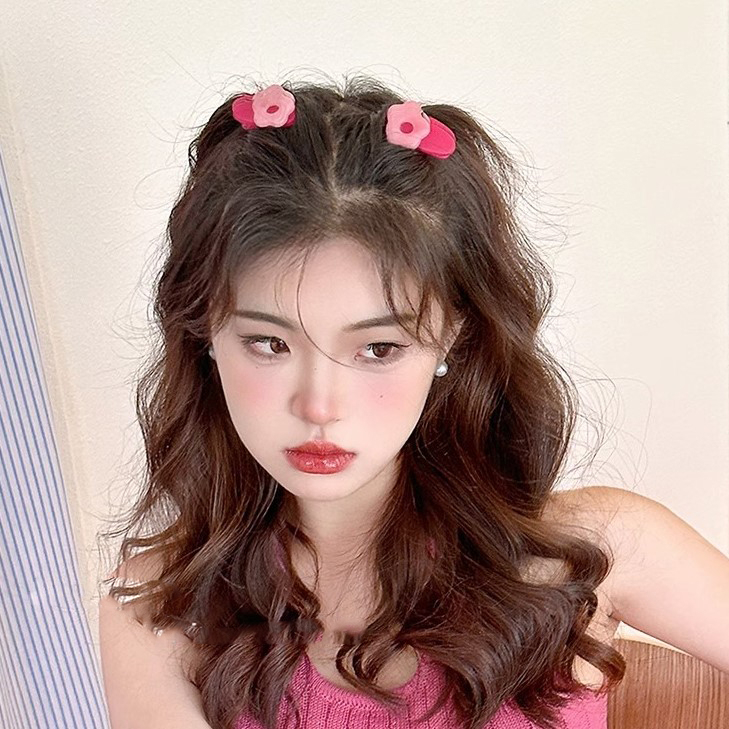 Kẹp Tóc mini Hình Hoa Thời Trang Hàn Quốc Dễ Thương y2k