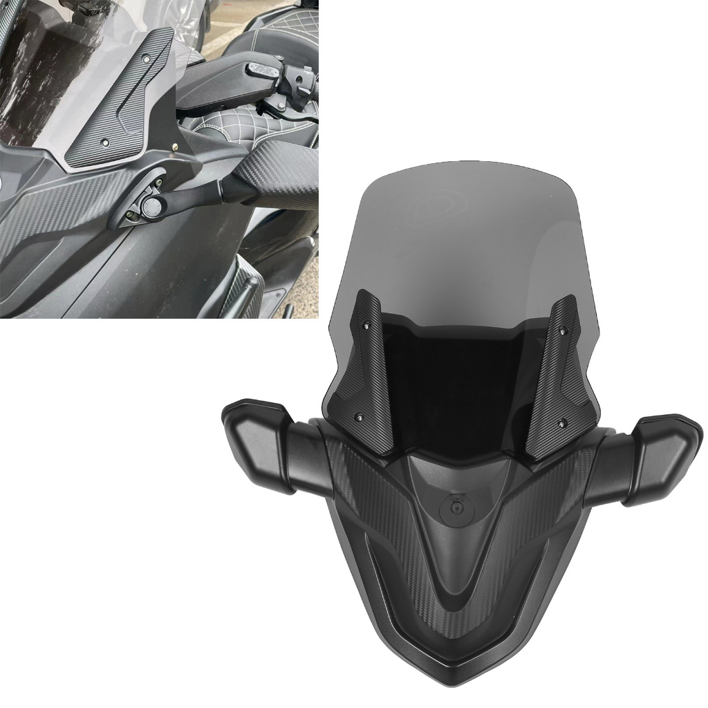 Có thể bán buôn Kính Chắn Gió Xe Máy Kèm Gương Chiếu Hậu Dành Cho nmax 155 20 vermont055 Hàng giao ngay