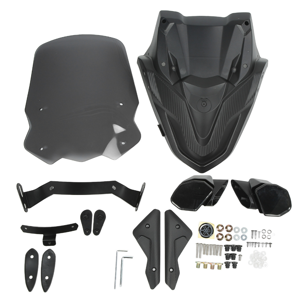 Có thể bán buôn Kính Chắn Gió Xe Máy Kèm Gương Chiếu Hậu Dành Cho nmax 155 20 vermont055 Hàng giao ngay